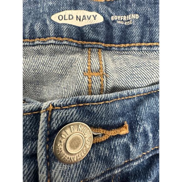 Old Navy Women’s Blue Jeans - Boyfriend Mid-Rise - EUC - Picture 4 of 6